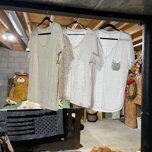 Sold. T shirts three